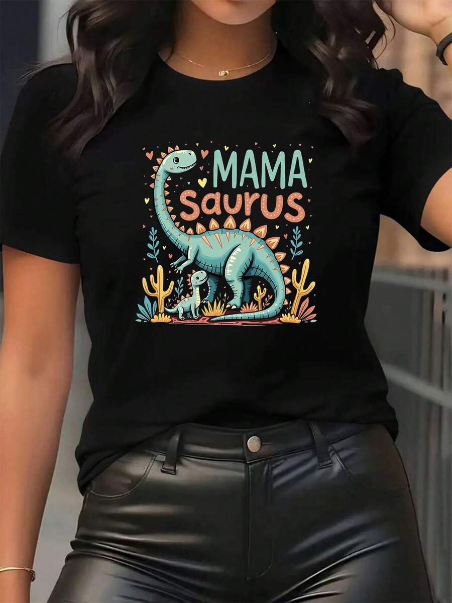 Camiseta de manga corta con diseño único para uso diario, duradera y cómoda con estampado de animales, ideal para actividades casuales al aire libre o en interiores. La tela suave garantiza un fácil cuidado y una larga duración.