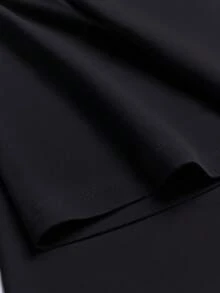 Camiseta de moda suave para mujer, nueva y moderna, con estampado de letras personalizado, camiseta asequible, camiseta de mujer, camiseta de algodón puro para mujer, no se deforma fácilmente, camiseta de algodón puro para mujer, absorbente de sudor y transpirable, blusas elegantes para mujer. - Negro - Ver 4
