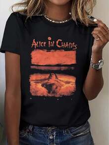 Women T-Shirts - Black - View 1