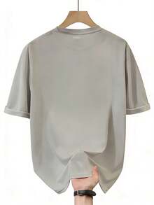 Camiseta de Hombre con Diseño de Jesús Mesías en Hebreo - Camiseta con Declaración Religiosa Audaz, Suave y Transpirable, 100% Poliéster, Cuello Redondo, Manga Corta, Estilo Casual de Verano, Adecuada para la Iglesia, Uso Diario y Ropa Religiosa - Blanco - Ver 10
