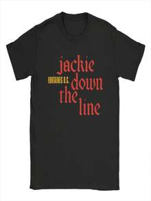 Fontaines DC Romance Album Tour T-Shirt, Feminine Style, Pure Cotton T-Shirt, Round Neck Summer T-Shirt, Fashionable Printed T-Shirt, Size 4XL. - 黑色 - 查看 1