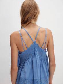 Women Tank Tops & Camis - 藍色 - 查看 7