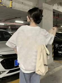 Women T-Shirts - [White] - View 3
