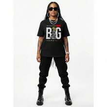 Camiseta Vintage de Hip Hop de la Colección Esencial Swag Point XASA - Negro - Ver 2