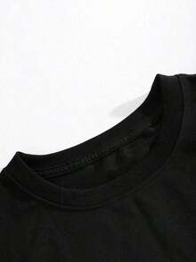 Camiseta para Hombre: 100% Algodón Puro con Estampados Divertidos - El Esencial Definitivo para el Verano. Camiseta de manga corta. - Negro - Ver 2