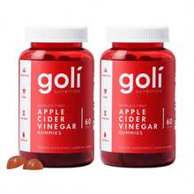 Goli Nutrition Goli Apple Cider Vinegar Gummies - Worlds First ACV Gummy With Vitamin B12, Beetroot & Pomegranate - Vegan, Non-GMO, Gluten-Free, 120 Count (2 Pack) - 120 Đếm - Xem 1