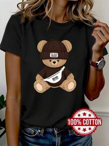 Women T-Shirts - Black - View 1