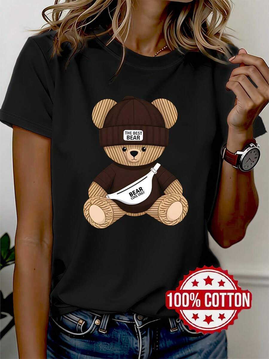 Women T-Shirts - Black - View 1