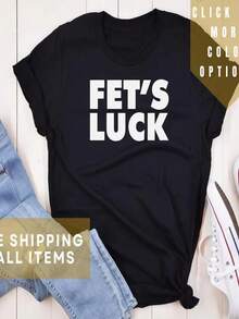 Camisetas FetsLuck: Estética fresca, estilo superventas y mucha diversión. - Negro - Ver 1