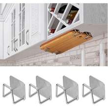 Küchenaufbewahrungsregal Wandmontage Topfdeckelhalter Wandmontage Abtropfkorb Wandmontage Spülbeckenregal Wandmontage Unterbau Arbeitsplatte Schneidebrettregal Schneidebrett Aufbewahrungsregal Ohne Bohren - Übersicht 4