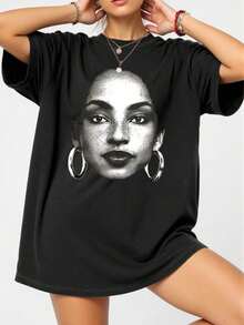 Women T-Shirts - Black - View 7
