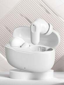 True Wireless Bluetooth Earbuds With Built-In Microphone For Clear Calls, Long Battery Life, Sweat-Resistant Design, Compatible With IOS And Android Devices, Suitable For Fitness, Running And Daily Use - White - View 3