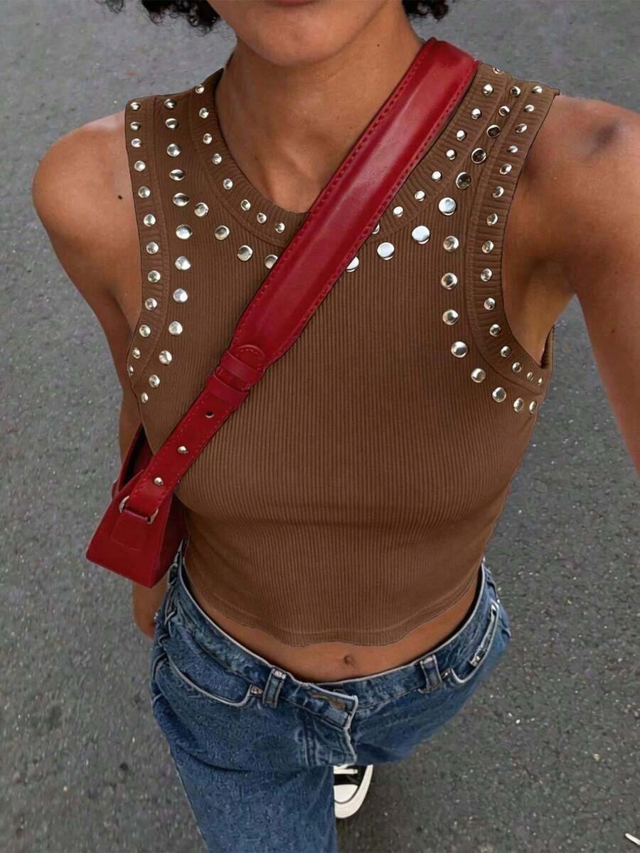 3 piezas Camiseta de mujer de cuello redondo con estampado gráfico de lemas de Brasil, Italia y España - Café integral - Ver 1