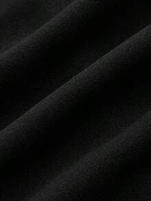 estido ajustado con cuello halter recogido y espalda descubierta - Negro - Ver 7