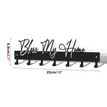 No Drill Self-Adhesive Decorative Key Holder Hook, Wall Art Key Storage Rack For Entryway - Multicolor - View 11