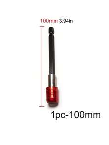 Bộ 3 đầu giữ mũi vít lục giác 1/4 inch có nam châm rút gọn, màu đỏ, dùng để nối dài đầu vít, kèm bộ chuyển đổi đầu tuýp từ tính. - A - Xem 10