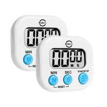 2 piezas Temporizador electrónico multifuncional, recordatorio de cuenta regresiva preciso, herramienta de eficiencia para cocinar, hornear, estudiar, despídete del caos, temporizador electrónico preciso para la cocina, hornear, estudiar, trabajar, ejercicio, herramienta esencial de gestión del tiempo para múltiples escenarios - Multicolor - Ver 14
