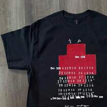 1 Piece, Minimalist Grunge-Style T-Shirt, Couple's Outfit, Sizes S-3XL, Unisex, Urban Fashion, Summer Casual, Stylish Women's T-Shirt, Crew Neck Cotton T-Shirt, For Everyday Wear. | Perfect Holiday Gift | 100% Cotton Fabric | Soft And Comfortable | Crew Neck T-Shirt | - 黑色 - 查看 3
