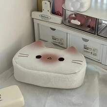 1 hộp đựng bút hình mèo hoạt hình dung lượng lớn, túi đựng mỹ phẩm bằng vải nhung dễ thương, hộp đựng đồ dùng học tập, quà tặng lý tưởng, chất liệu nhung mềm mại, nhẹ, có khóa kéo. - Mảnh duy nhất - Xem 4