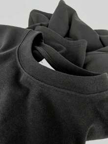 Camiseta de Día del Padre PAYEAH Daddy Husband Protector Hero (Una sola pieza) 100% algodón 220g camiseta de algodón pesado UZCW - Negro - Ver 5