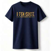 Premium T-Shirt I Fix UXWX - 黑色 - 查看 2