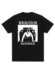 Camiseta unisex de manga corta, estilo vintageMetalBandaBurzumsÁlbumPortadaImprimirMúsicaTCamisaHombresMujeresModaInformalCortoMangaTCamisaUnisexo62482..Día de San ValentínDíaRopa de jugadorashombre, , , Dazymujer,romwehombres, bohochic,maestrasregalos,camisetaparaconjuntos de mujercon curvasparamu,y2k, - Negro - Ver 1