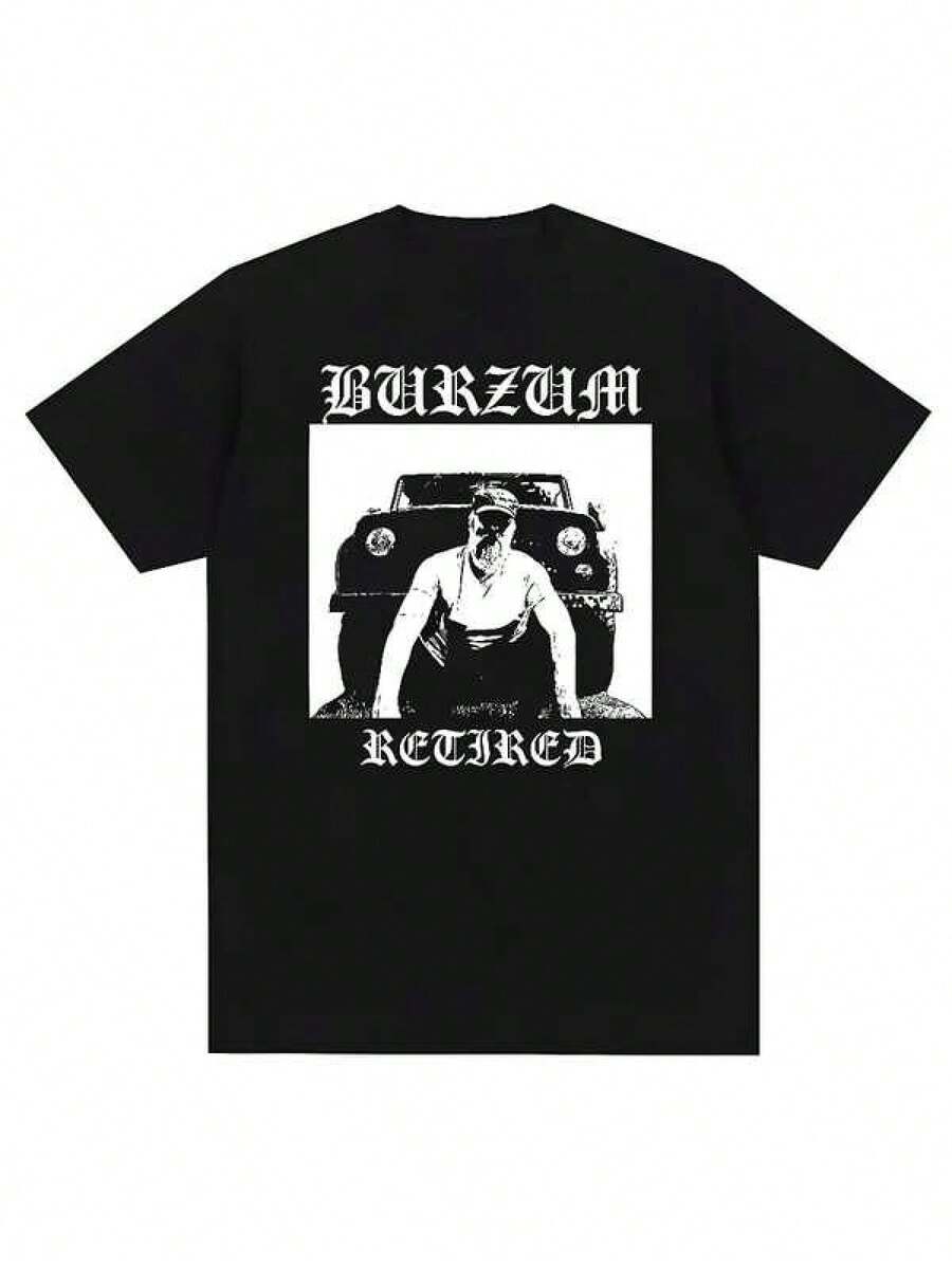 Camiseta unisex de manga corta, estilo vintageMetalBandaBurzumsÁlbumPortadaImprimirMúsicaTCamisaHombresMujeresModaInformalCortoMangaTCamisaUnisexo62482..Día de San ValentínDíaRopa de jugadorashombre, , , Dazymujer,romwehombres, bohochic,maestrasregalos,camisetaparaconjuntos de mujercon curvasparamu,y2k, - Negro - Ver 1