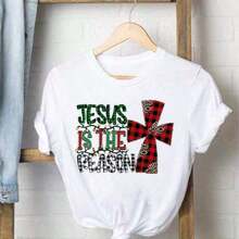 Retro Summer T-Shirt With Santa Claus Blowing Bubbles, Christmas Gift T-Shirt, Funny Winter T-Shirt With Santa Claus - 老玫瑰 - 查看 6