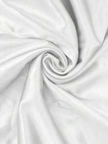 Chaleco sin mangas de mujer de tela tejida brillante, ajuste ceñido, apto para uso diario y para capas, primavera/otoño/invierno - Blanco - Ver 4