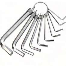 10Pcs Mini Allen Wrench Kit, L-Shape Hex Screwdriver With Key Ring, Compact Hex Key Set For Bike Maintenance, Furniture Assembly & Household Repairs - Hex Wrench Set - View 14