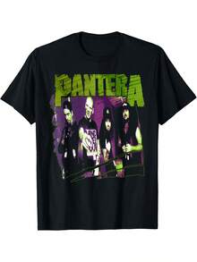 Pantela "Far Beyond Driving" Vintage Graphic T-Shirt, Unisex For Men And Women, Round Neck, Slightly Elastic, Casual Print, Short Sleeve, Comfortable For All Seasons, For Everyday Wear, Halloween And Christmas Gift. - 黑色 - 查看 7