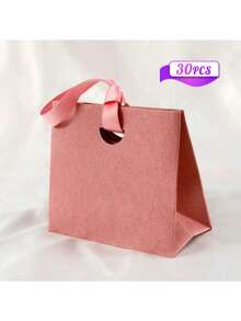 1/10/30 Sacos de Presente de Papel Personalizados, Sacos de Compras de Joias, Muito Adequados para Embalagem de Presentes como Presentes de Casamento, Aniversários, Dia da Mãe, Etc, - Multicolorido - Ver 10