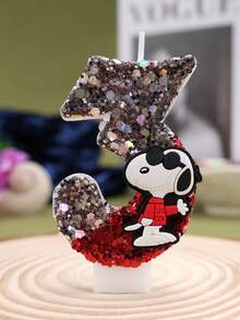 Popular Puppy Numeral Creative Candles, Party Gifts, Birthday Gifts, Birthday Party Decorations - Cartoon - View 4