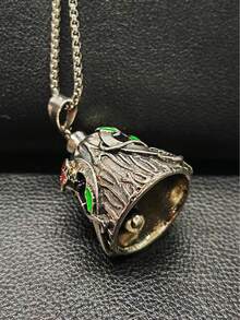 Campana de acero inoxidable con diseño de ángel repelente de maldad, campana decorativa vintage punk para montar, accesorio universal de color gris claro para motocicleta, bicicleta y rosa - Rosa epoxi - Ver 4