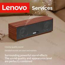 Lenovo 联想经典复古音箱，USB/蓝牙双模，双扬声器环绕立体声，台式电脑音箱 - 查看 6