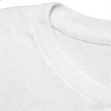 Women's T-Shirts (1 Piece): Women's White Short-Sleeved T-Shirt With A "Cowboy Queen" Graphic Print In A Western Style, Perfect For Casual Wear And Country-Style Outfits. 180g 100% Cotton. Women's Outfits. - 白色 - 查看 6