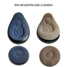 1 Set PVC Material Inflatable Sofa With Footrest, Random Color, Outdoor Camping Inflatable Folding Chair, Easy To Store And Space-Saving - Random Color - View 6