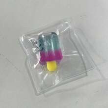 1 Peça Brinquedo Macio e Apertável de Sorvete de Verão, Brinquedo com Textura de Sorvete Colorido, Pode Aliviar o Estresse, Um Bom Auxiliar para Crianças Relaxarem e Brincarem, Adequado para , Trabalhadores de Escritório, Estudantes, Presente Ideal de Férias, Um Presente Perfeito do Dia das Mães para Adultos e Colecionadores de Brinquedos Anti-Estresse. - Multicolorido - Visão 9