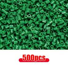 500 hạt nhựa nhỏ 2.6mm, hạt ghép hình pixel, hạt sắt nung chảy, hạt trang trí DIY chất lượng cao, quà tặng thủ công. - Đậu - Xem 11