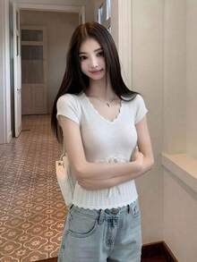 Women Tops - White - View 2