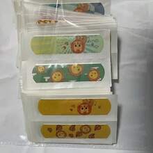 100pcs Cartoon Fun Foot Scrub Stickers, Multiple Use Scenarios, Foot Care & Travel Essential, Scrapbook Compatible, Animal & Fruit Patterns - 100 Items - View 8