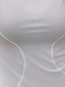 Chaqueta de manga larga de cuello alto elástico de unicolor entallada, ropa deportiva y casual, primavera/otoño - Blanco - Ver 7