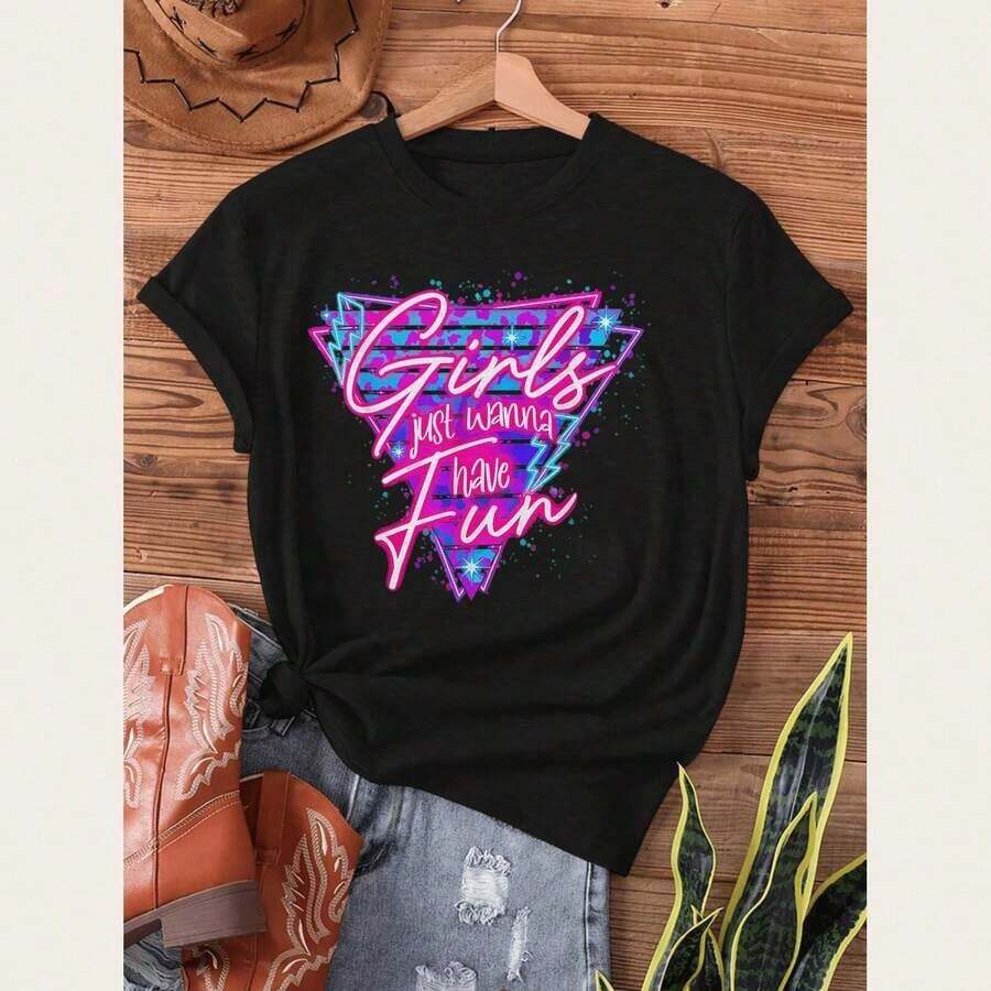 1 Piece Funny And Bold Plus Size Women's T-Shirt With Print "I Don't Need Anger Control, I Need People To Stop Bothering Me" - Soft, 180g, 100% Cotton - 黑色 4 - 查看 1