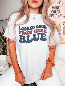 ® Funny Softball T-Shirt, Softball Mom T-Shirt, Retro Gift For Softball Mom, Women's Softball Game Day T-Shirt, 100% Cotton Short Sleeve T-Shirt, Classic Style, Thick Cotton, Graphic Print, Casual Short Sleeve Top For Women - 白色 - 查看 7