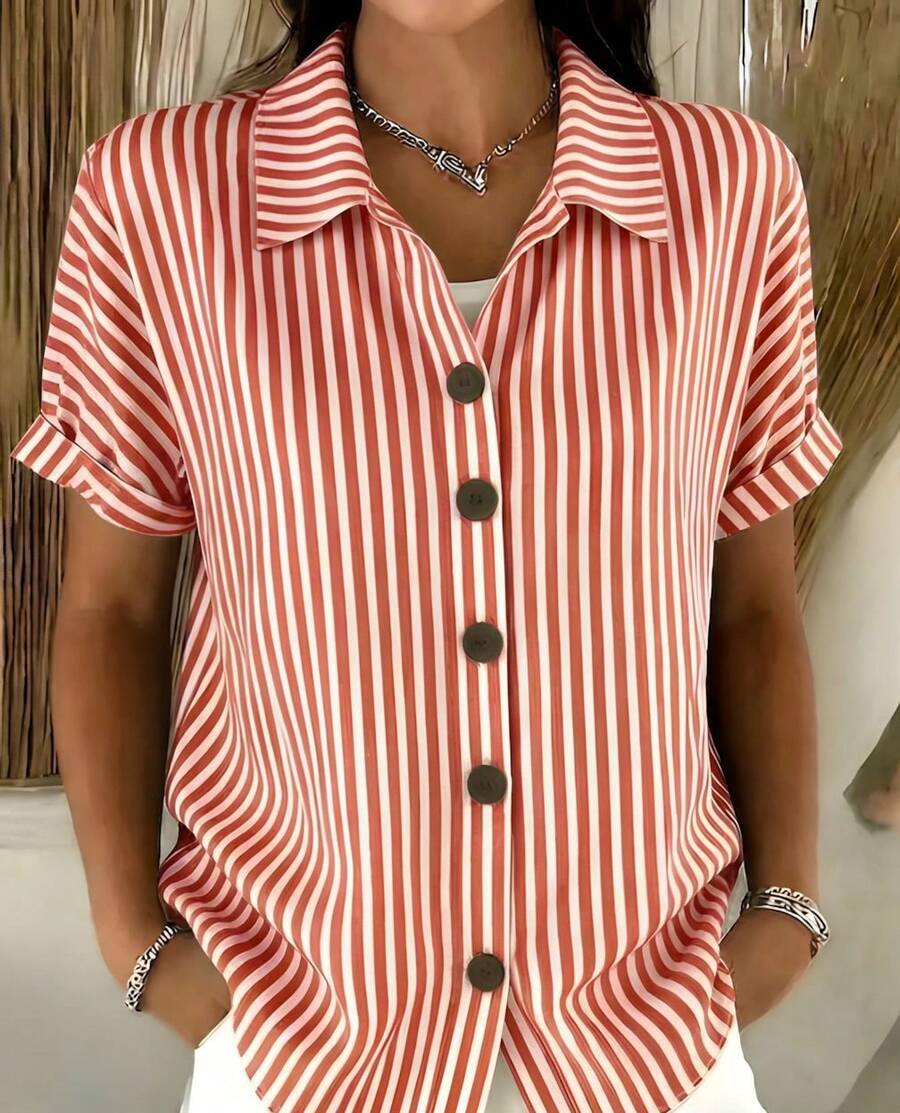 Women Blouses & Shirts - Red - View 1