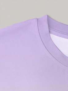 Camiseta de manga corta casual con estampado floral, versátil para el verano - Multicolor 4 - Ver 3