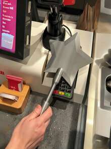 1個 3D列印信用卡魔杖感應支付卡套,魔幻感應支付卡夾,適合購物愛好者與兒童的創意禮物 - 彩色 - 查看 2