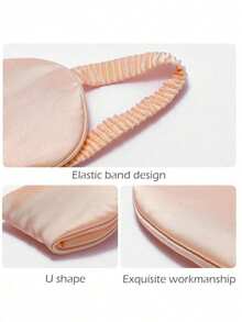 Unisex Side Sleeper Eye Mask, 1pc 3D Contoured Blackout Sleep Mask, Soft Breathable Material With Adjustable Elastic Band, Suitable For Flights, Naps, Back To School, Travel, Home Daily Use, Essential Eye Protection Sleep Mask For Travel And Home - Multicolor - View 6