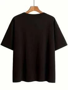 Women's T-Shirts For Spring And Summer - Black - View 5