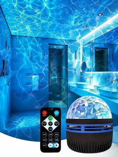 Đèn ngủ chiếu hình sóng, đèn ngủ tạo không khí lung linh, thích hợp trang trí phòng ngủ và trần nhà, nhiều màu RGB có thể điều chỉnh, hiệu ứng ánh sáng nhiều màu sắc uyển chuyển, được làm từ chất liệu cao cấp, gia công tinh xảo, thích hợp cho phòng ngủ, phòng khách, cắm trại, đám cưới, tiệc tùng, trang trí trần nhà, và là món quà sinh nhật bất ngờ tuyệt vời.